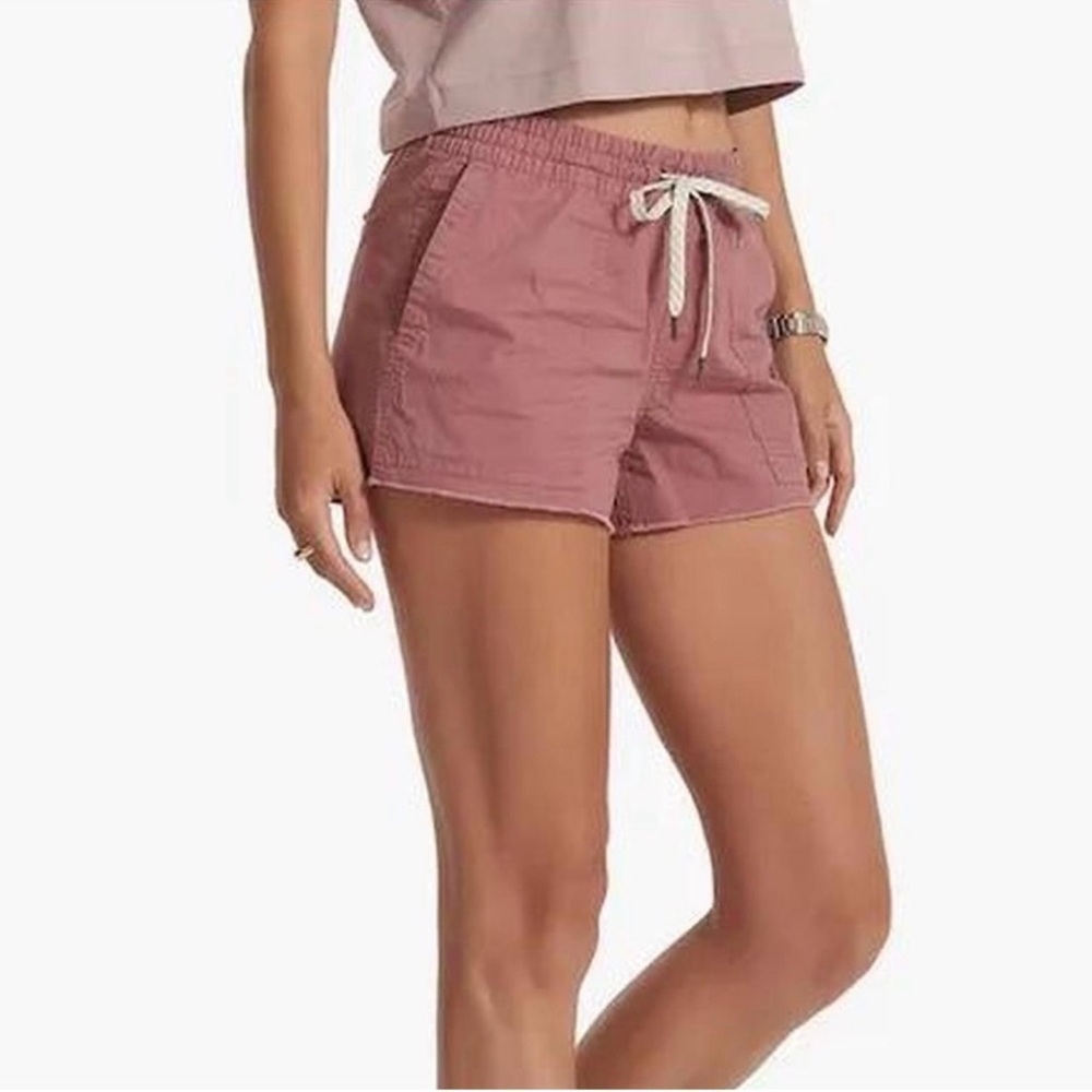 Vuori Mauve Vintage Ripstop Shorts Womens Pull On Elastic Waist - Picture 2 of 10
